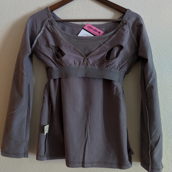 Glamourmom Nursing Long Sleeve Shirt - Picture 4 of 8